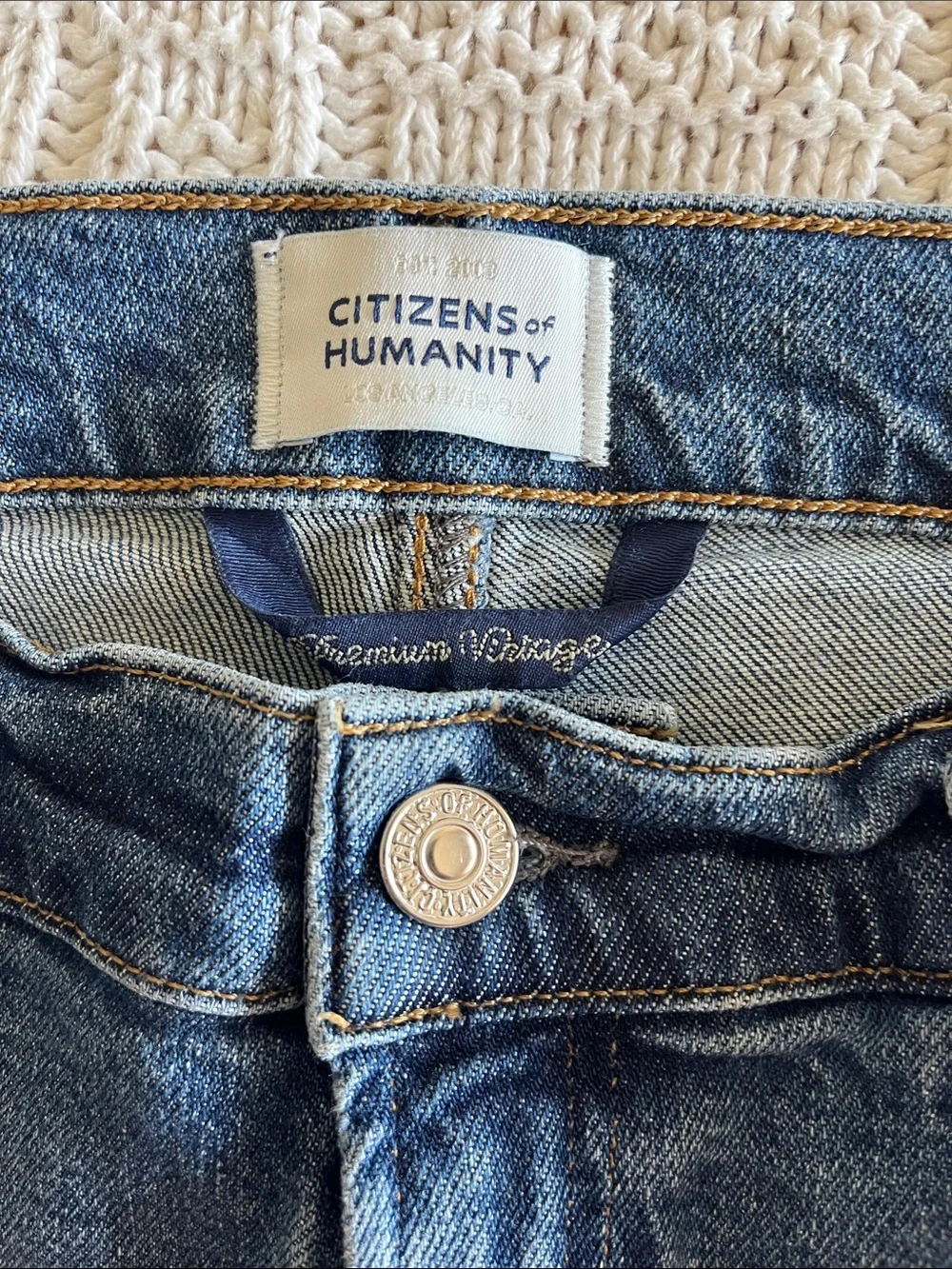 Citizens of Humanity Nora Trouser Leg Jeans in Benson Sz 28 - Picture 4 of 16